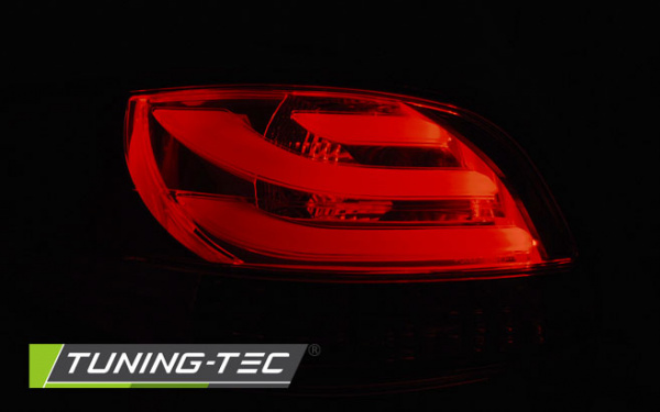 LED Lightbar Design Rückleuchten für Peugeot 206 98-05 rot/rauch